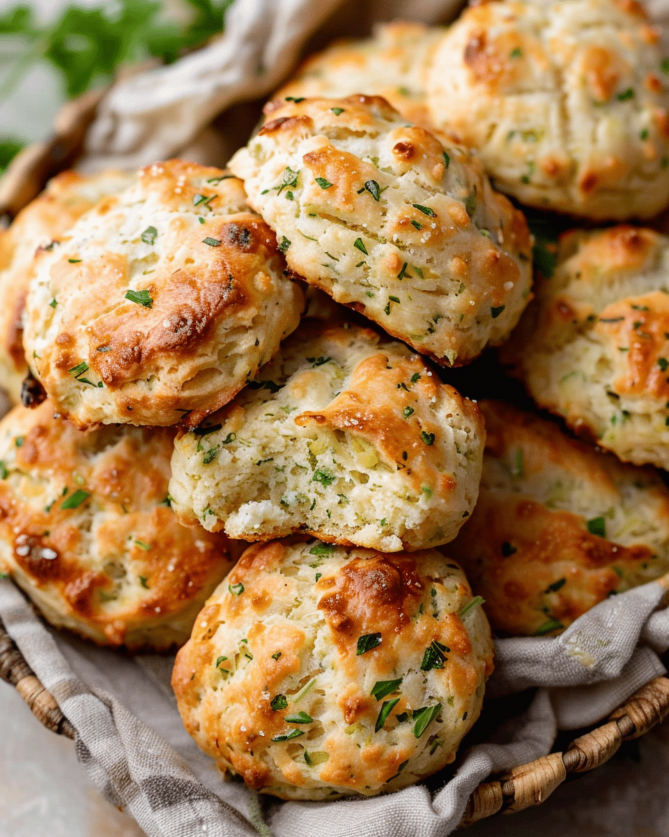 Zucchini Biscuits (Parmesan Herb)