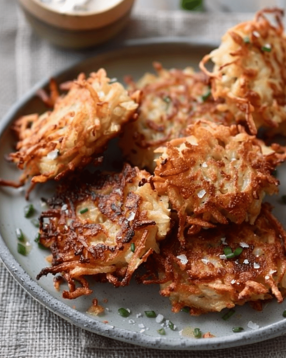 a Potato Latkes