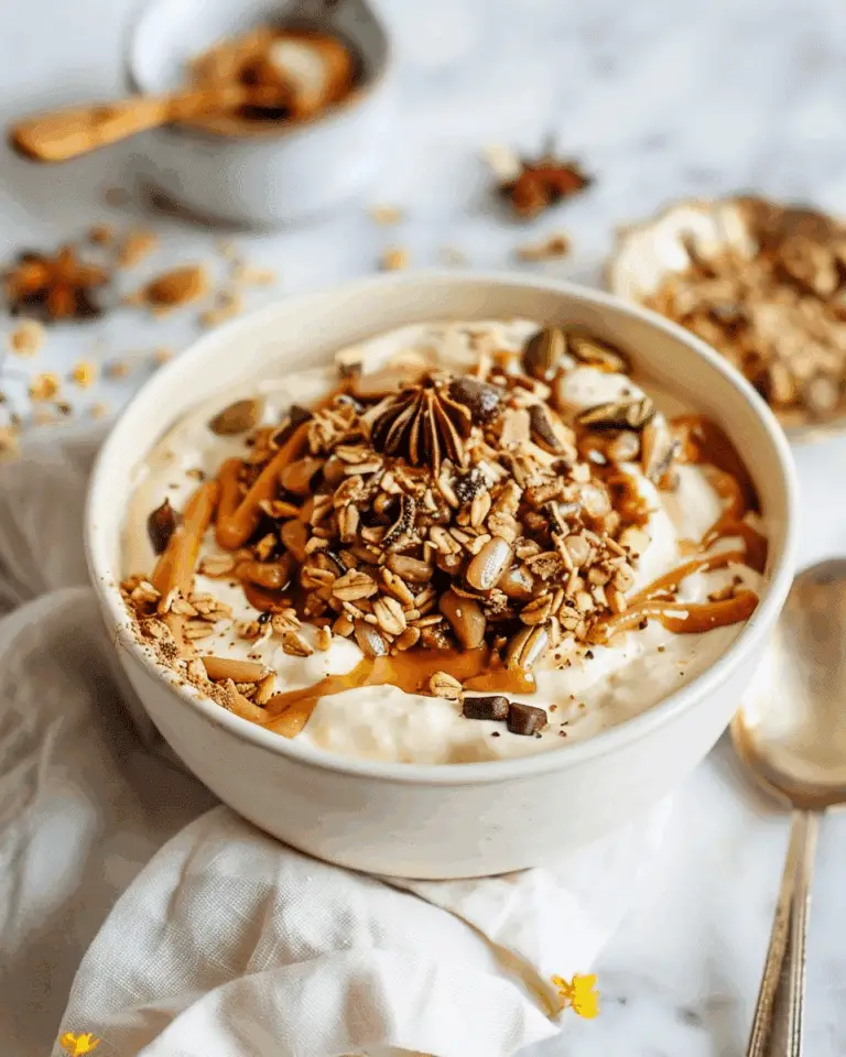 a Pumpkin Pie Yogurt Bowl