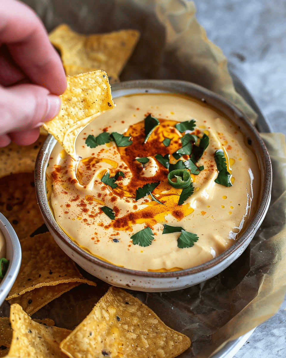 Creamy Vegan Queso