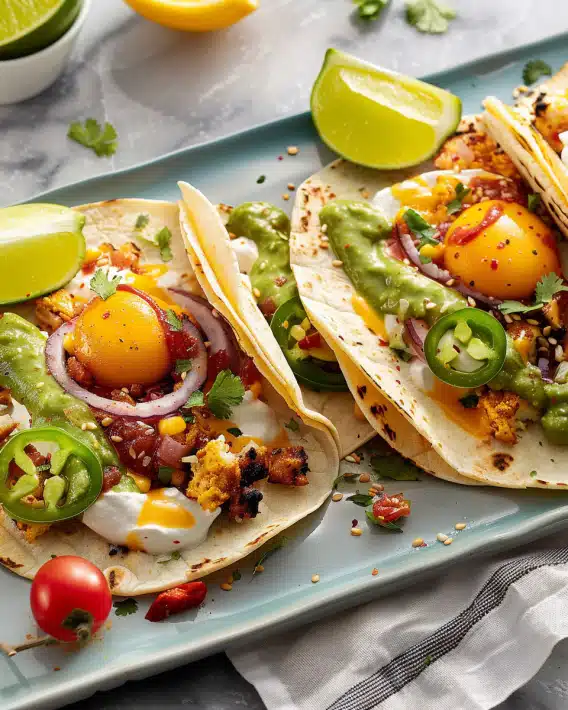 Sheet Pan Hawaiian Pineapple Shrimp Tacos with Creamy Jalapeño Special Sauce