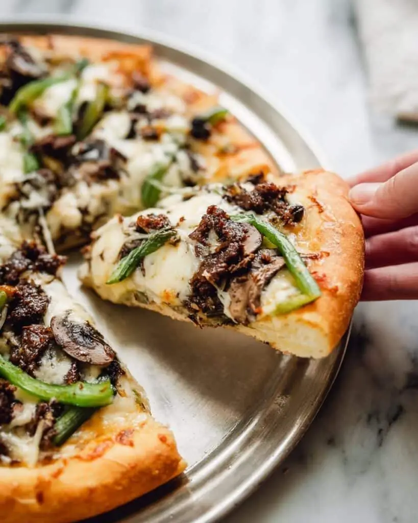 Philly Cheese Steak Pizza Recipe