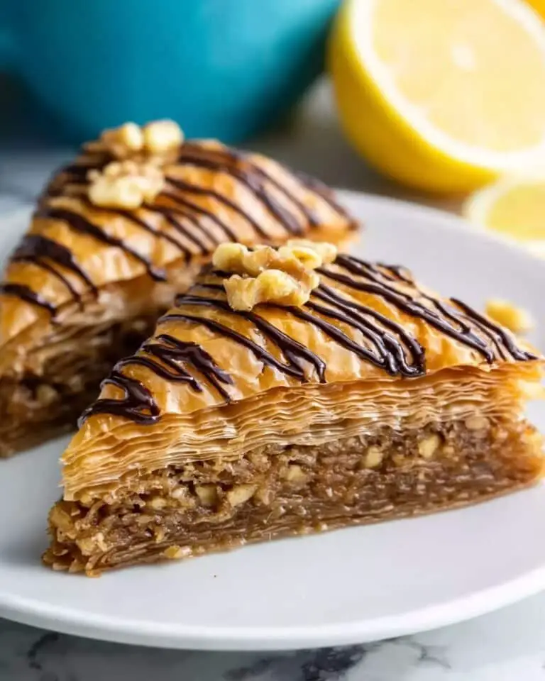 Classic Walnut Baklava with Honey Syrup Recipe