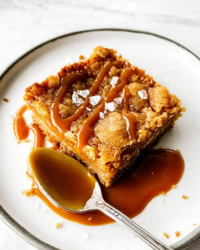 Salted Caramel Blondies Recipe