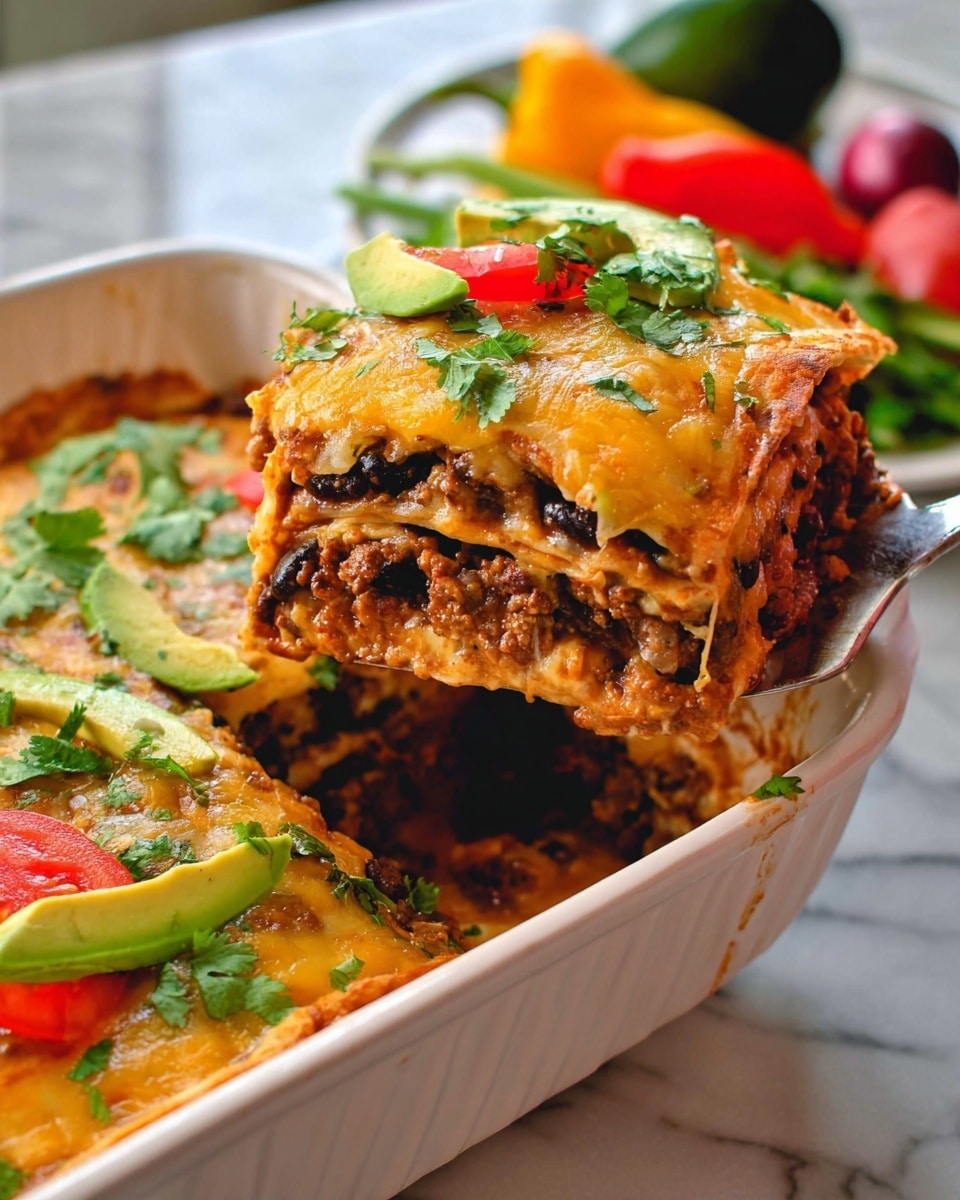 Beef Enchilada Casserole Recipe