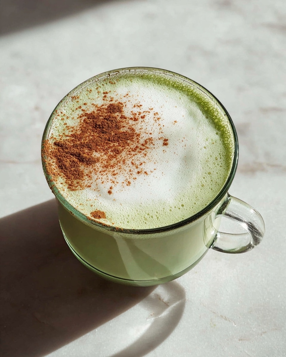 Cinnamon Matcha Latte Recipe