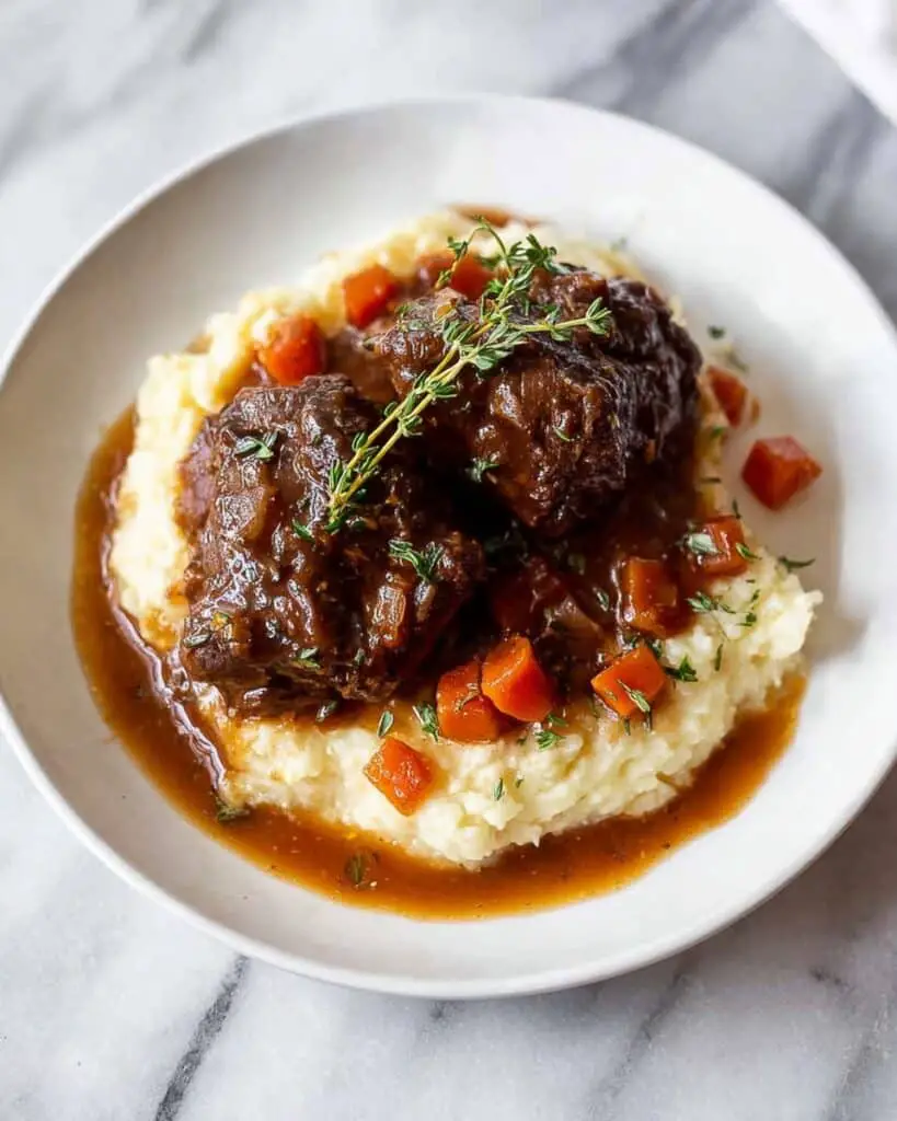 Braised Short Ribs in Red Wine with Herbs Recipe