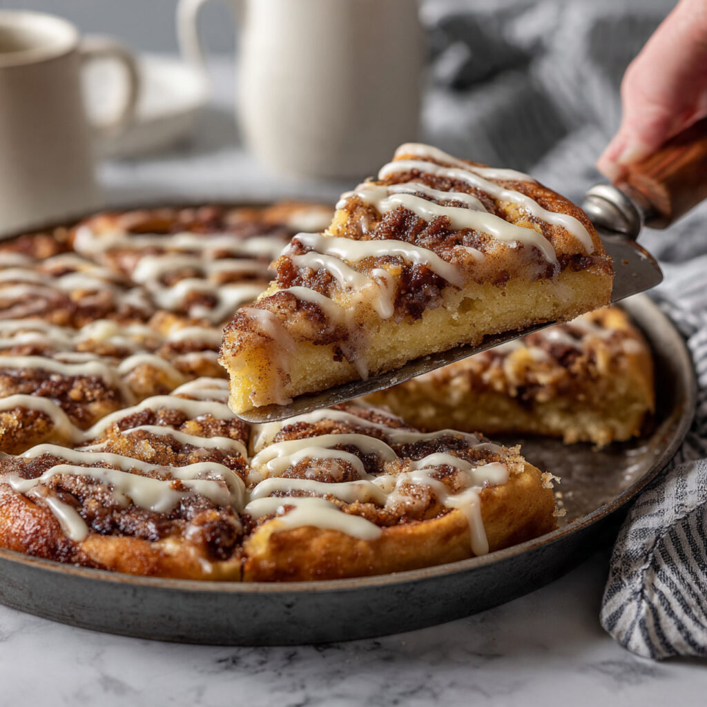 Cinnamon Sugar Dessert Pizza with Buttery Crescent Crust Recipe