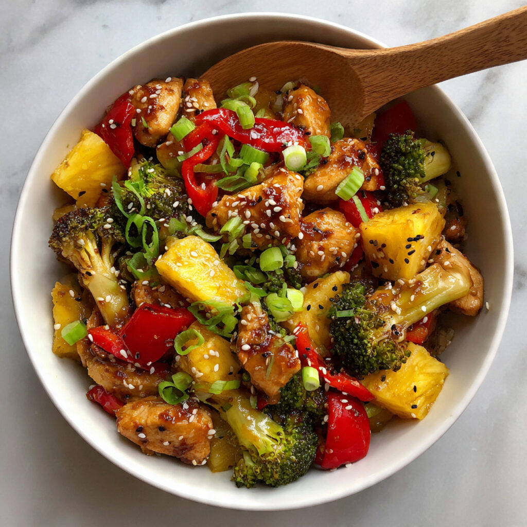 One Pan Pineapple Teriyaki Chicken Recipe