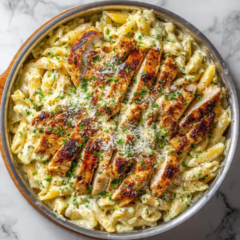 Garlic Parmesan Chicken and Pasta Recipe