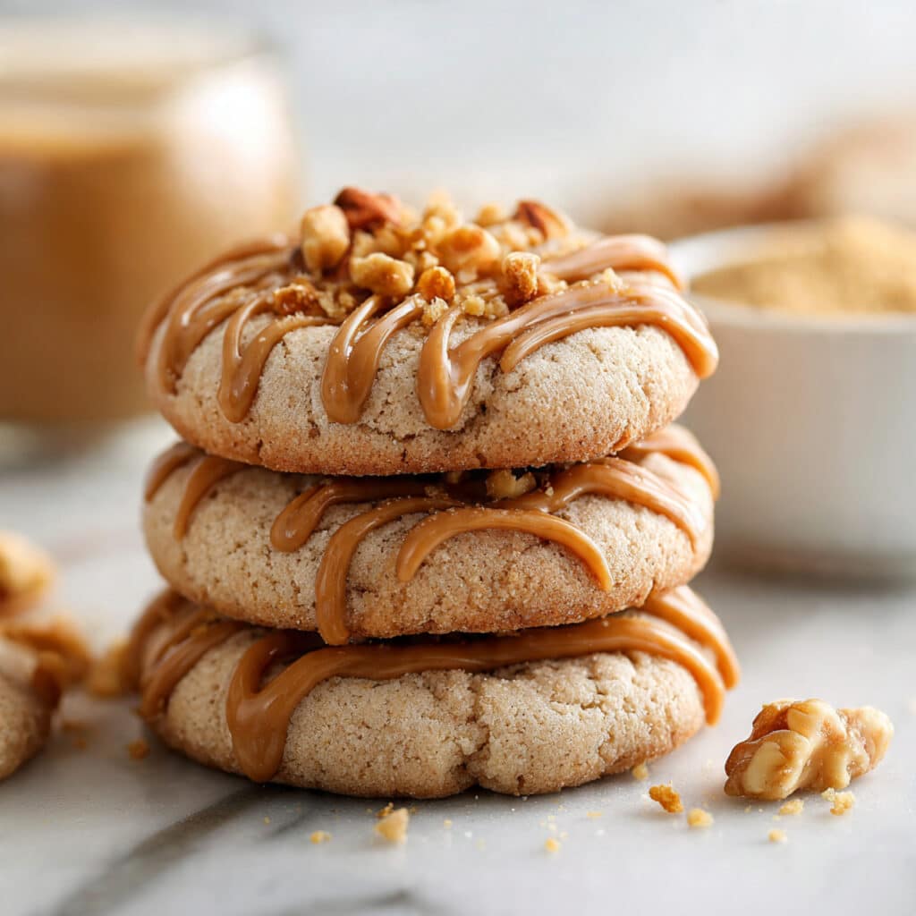 Caramel Apple Cookies with Streusel Topping Recipe