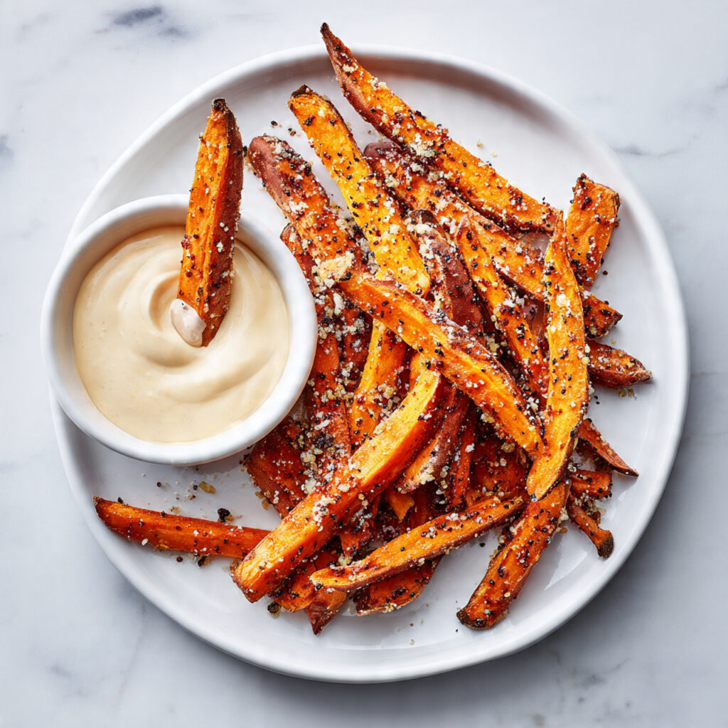 Cajun Sweet Potato Fries in the Air Fryer Recipe