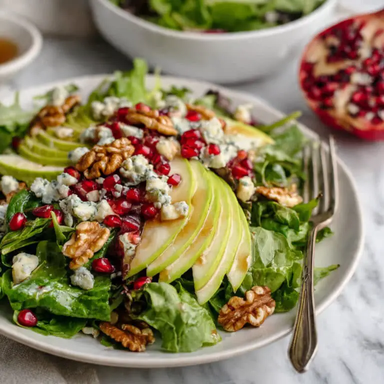 Christmas Salad with Honey Mustard Dressing Recipe