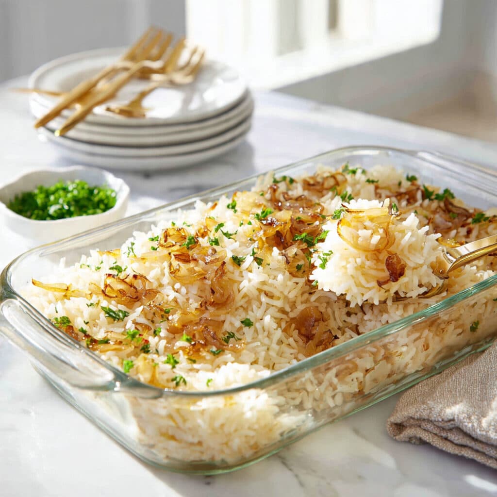 French Onion Rice Bake Recipe