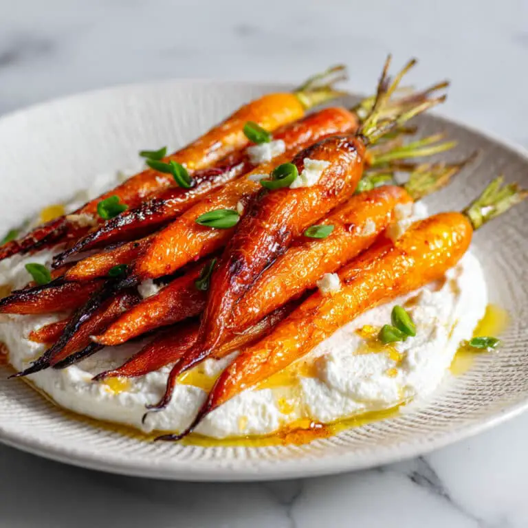Roasted Carrots with Whipped Ricotta and Chili Butter Recipe
