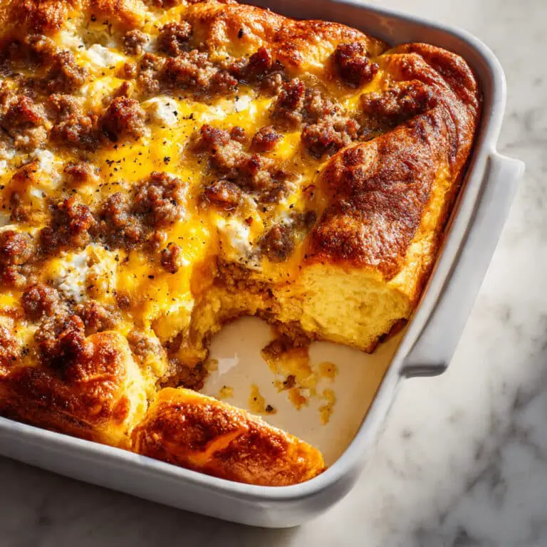 Holiday Crescent Roll Breakfast Casserole Recipe