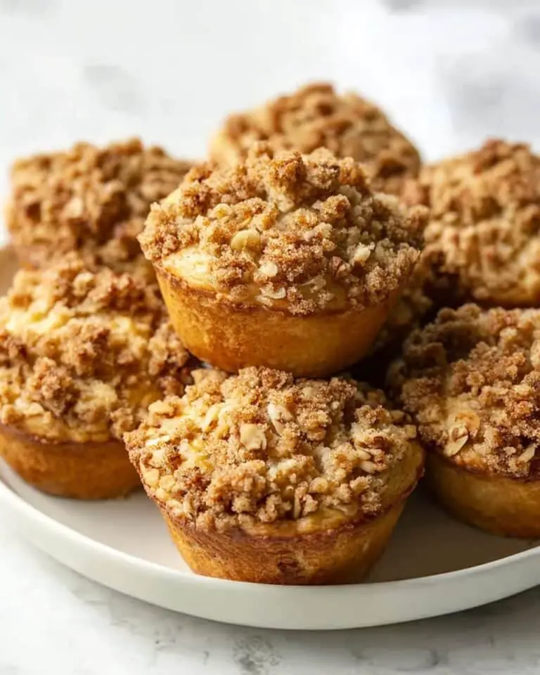 Cinnamon Oatmeal Muffins with Pecan and Oat Crumble Topping Recipe