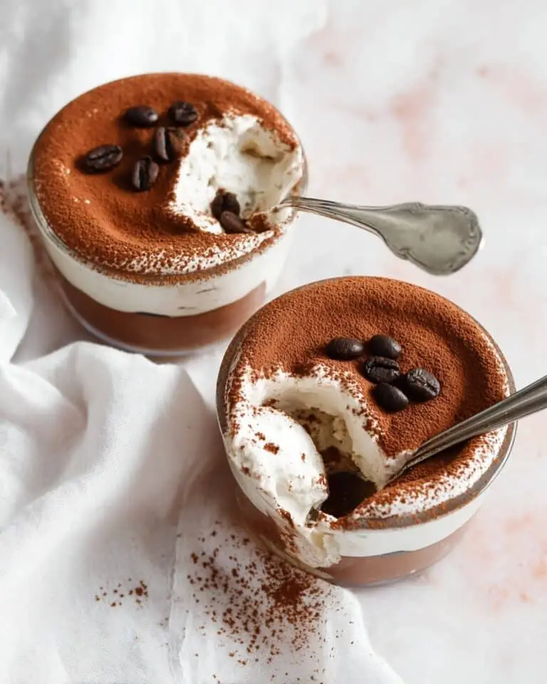 High Protein Tiramisu Chia Seed Pudding with Yogurt Recipe