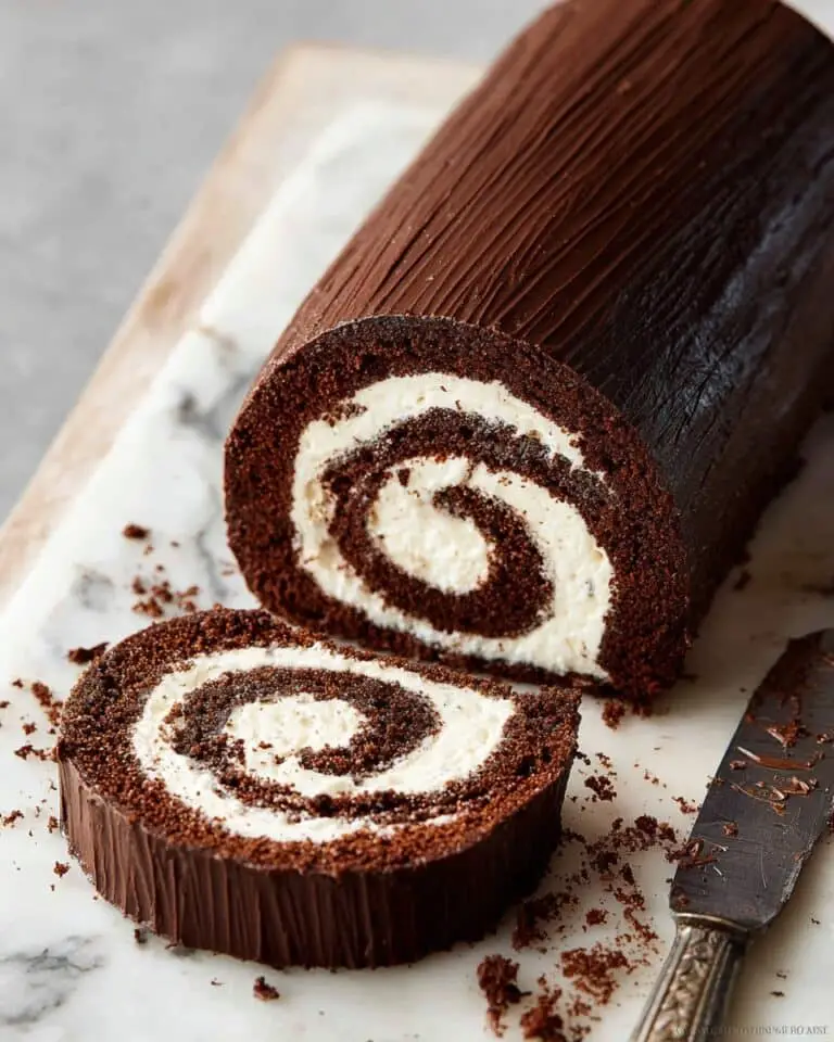 Chocolate Swiss Roll Cake Recipe