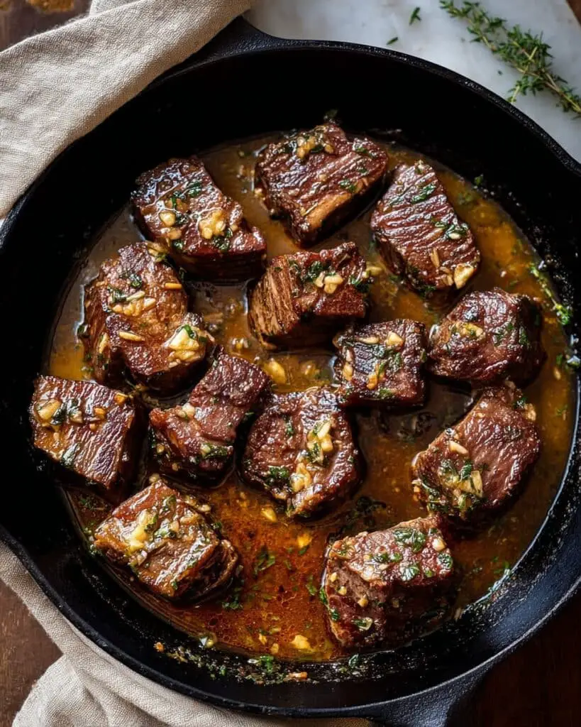 Cowboy Butter Steak Bites Recipe