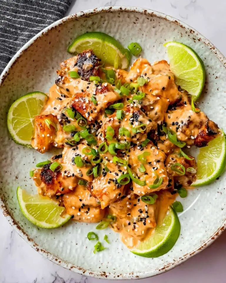 Bang Bang Salmon Bites with Spicy Thai Sweet Chili Sauce Recipe