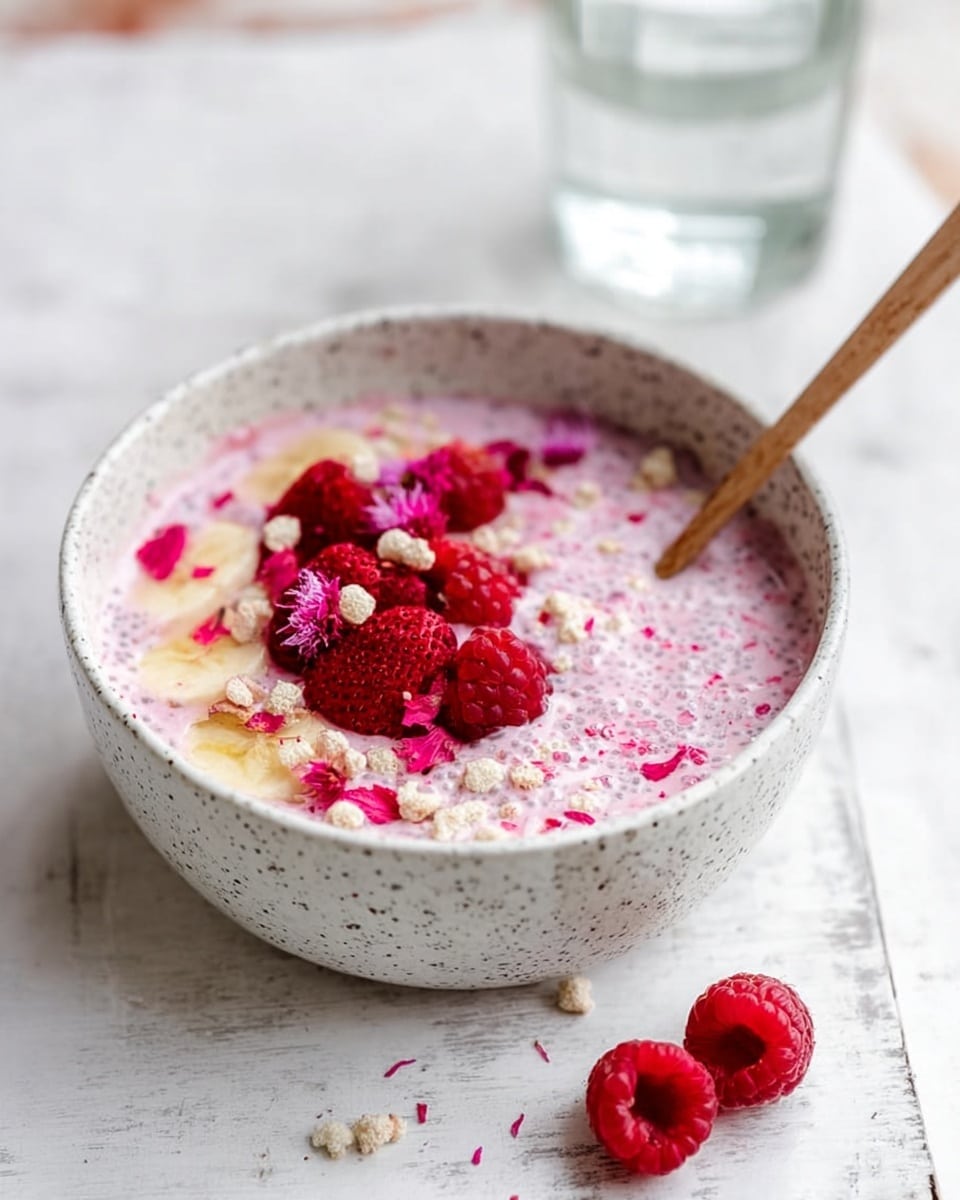 Raspberry Chia Pudding: Beautiful & Healthy Treats