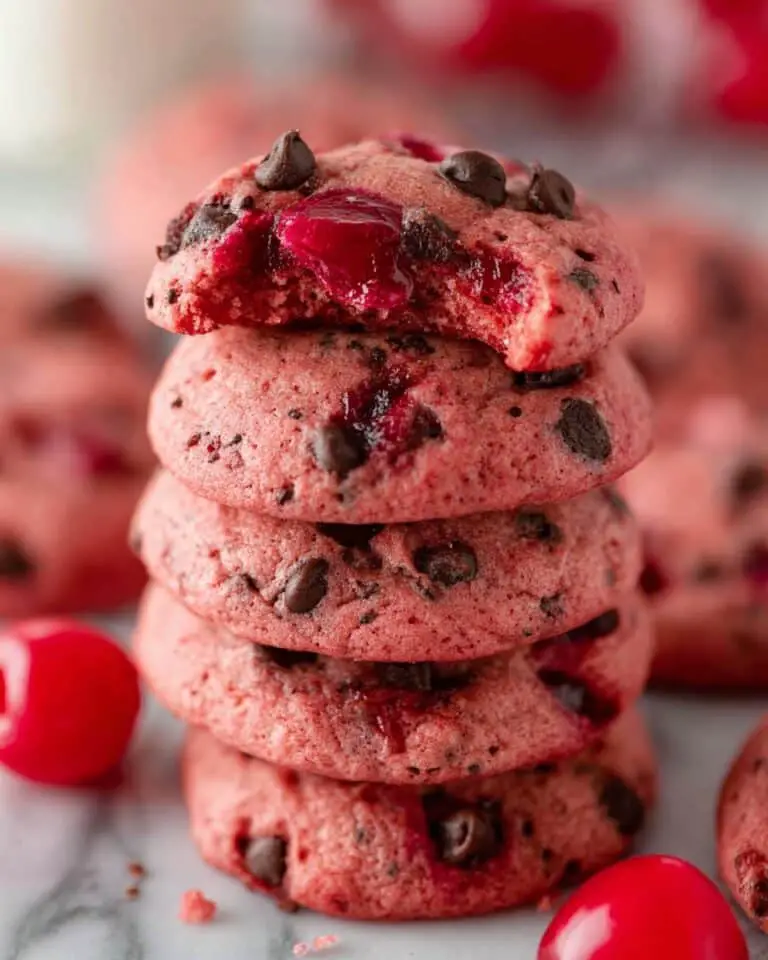 Maraschino Cherry Chocolate Chip Cookies Recipe