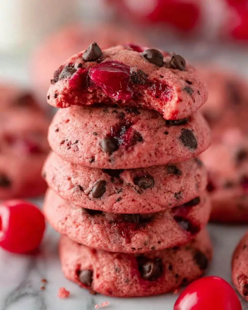 Maraschino Cherry Chocolate Chip Cookies Recipe