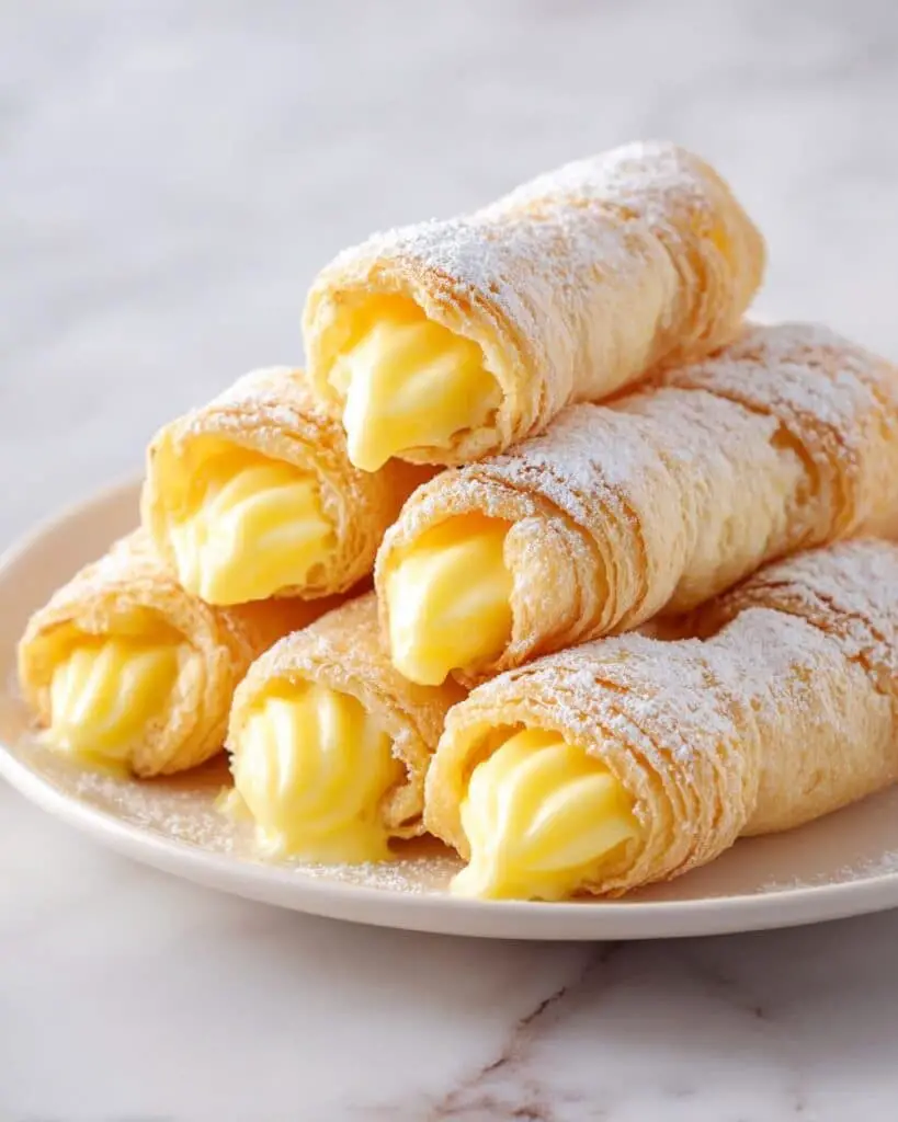 Cannoncini Recipe (Italian Custard Horns) Recipe