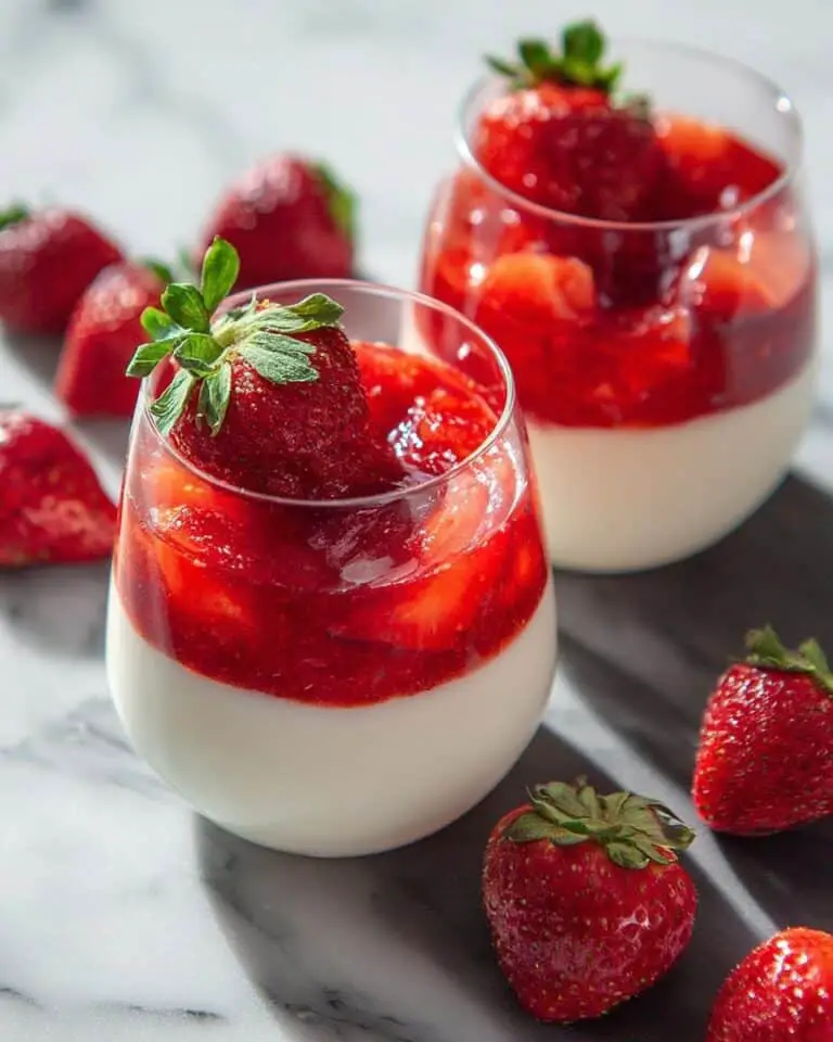 Strawberry Panna Cotta Recipe