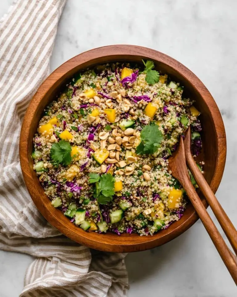 Thai Peanut Quinoa Salad Recipe