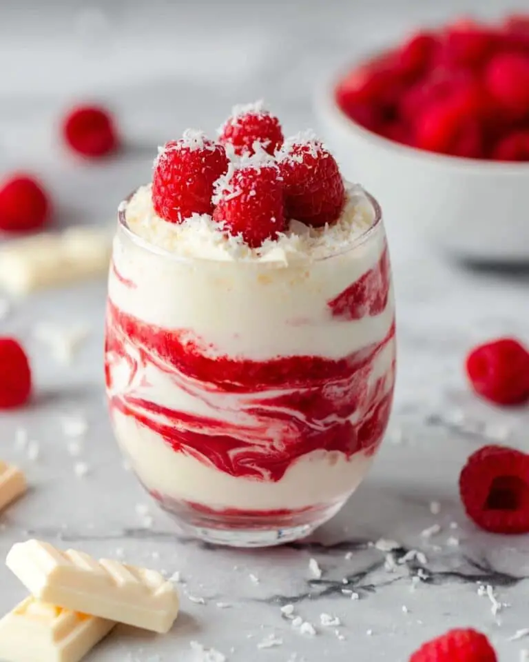 Absolutely Amazing White Chocolate Raspberry Mousse Parfaits Recipe