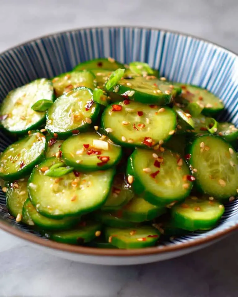 Korean Cucumber Salad (Whole30, Paleo, Gluten Free, Keto) Recipe