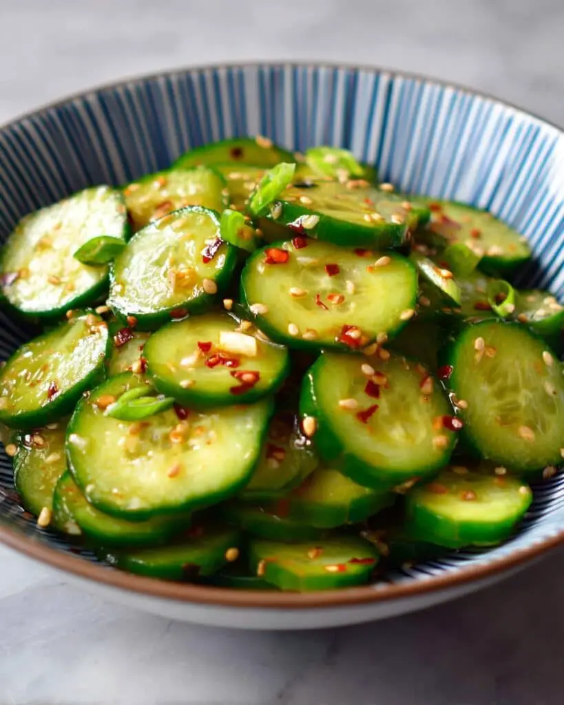 Korean Cucumber Salad (Whole30, Paleo, Gluten Free, Keto) Recipe