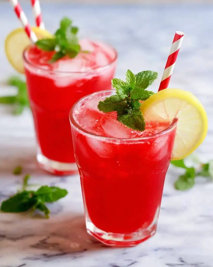 Watermelon Iced Tea with Mint Recipe