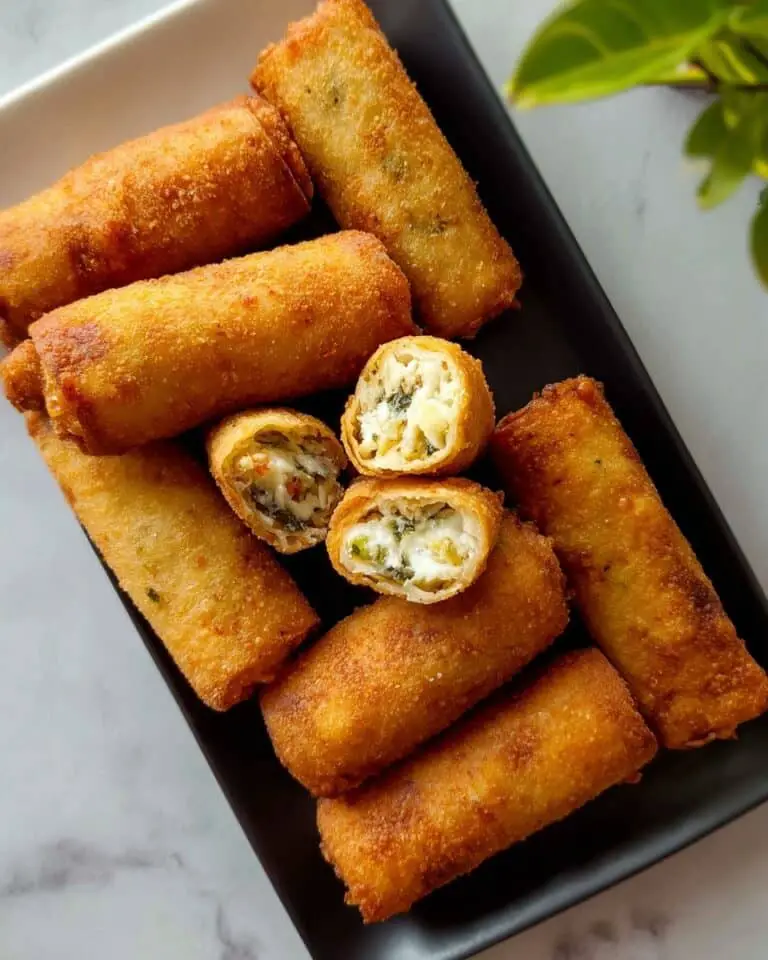 Crispy Habanero Chicken and Cheese Rolls Recipe