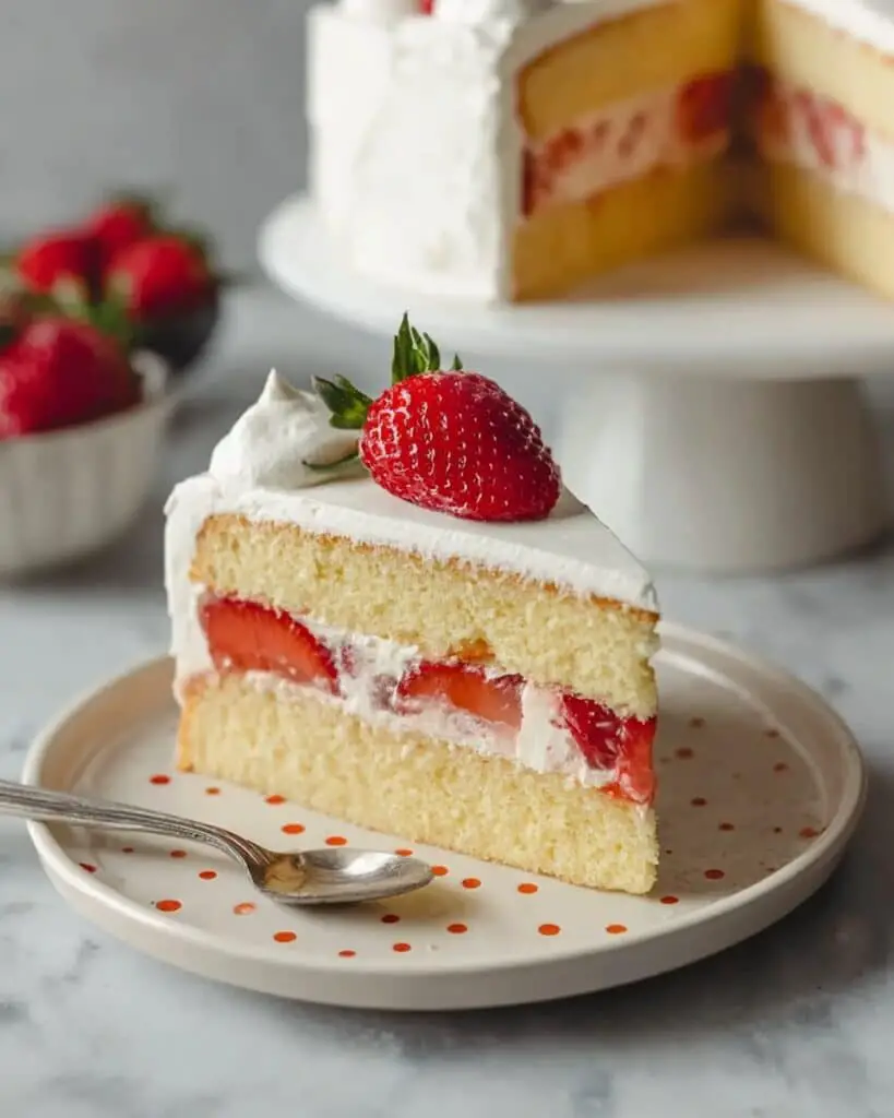 Japanese Strawberry Cake Recipe