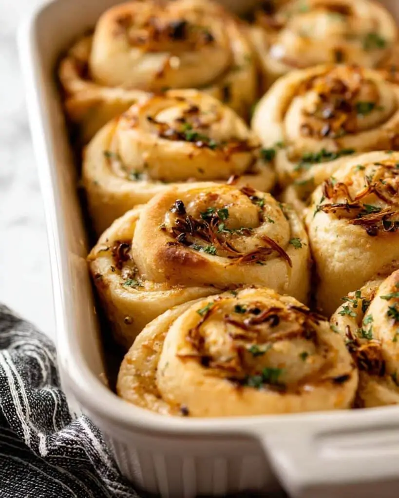 Cheesy Garlic Herb Butter Rolls Recipe