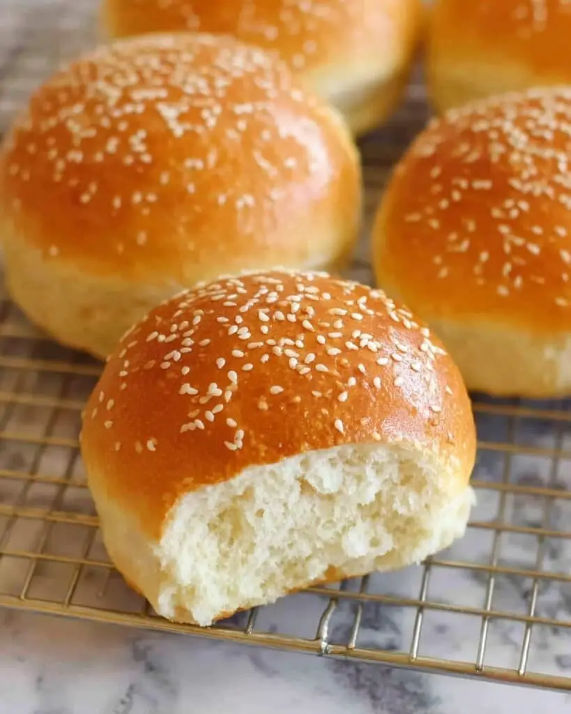 Homemade Hamburger Buns Recipe