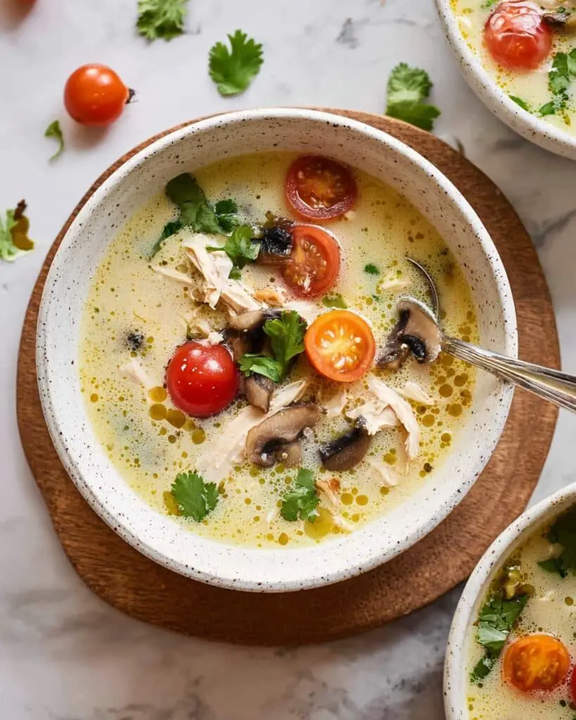Thai Coconut Chicken Soup (Tom Kha Gai) Recipe