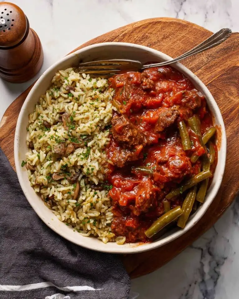 Lebanese Green Bean Stew with Beef Recipe