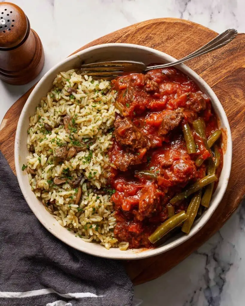 Lebanese Green Bean Stew with Beef Recipe