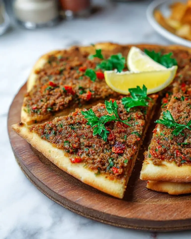 Lahmacun – Turkish Pizza/Flatbread: A Flavorful Middle Eastern Delight Recipe