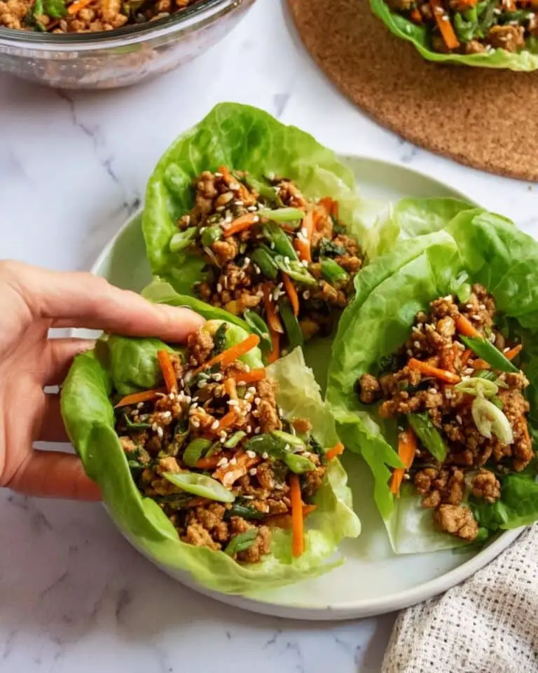 Thai Chicken Lettuce Wraps Recipe