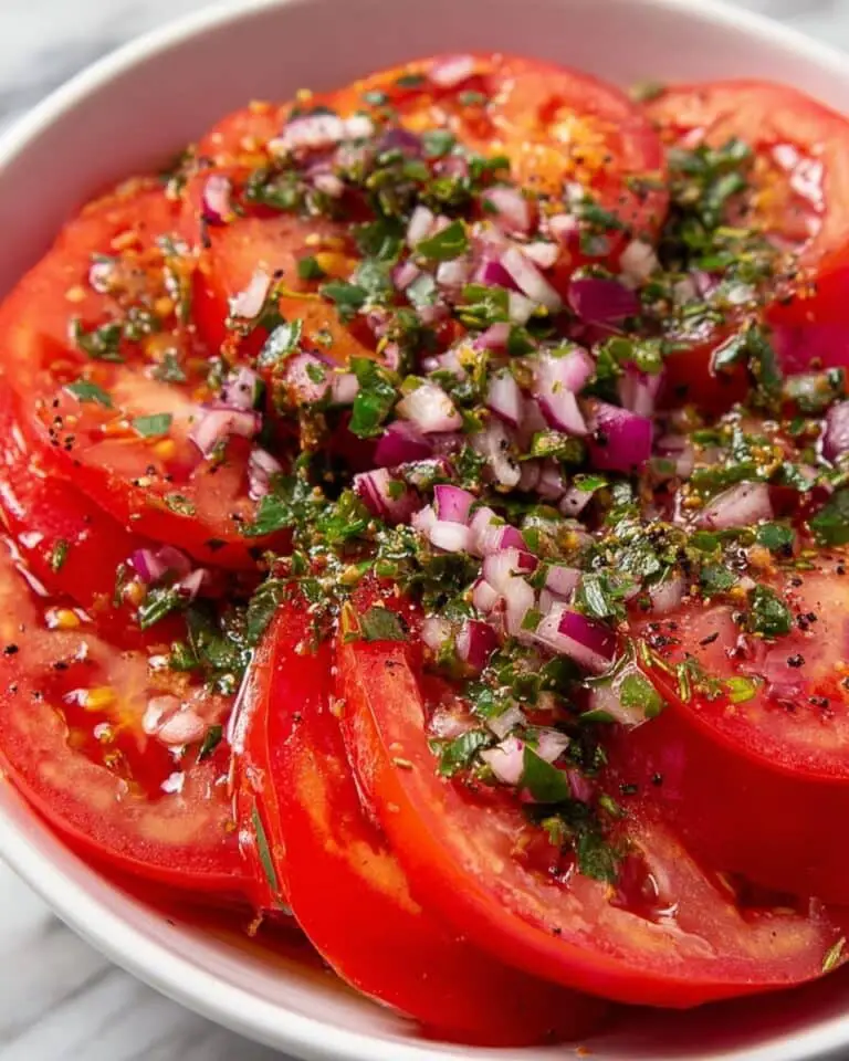 Italian Tomato Salad (Marinated Tomato Salad) Recipe