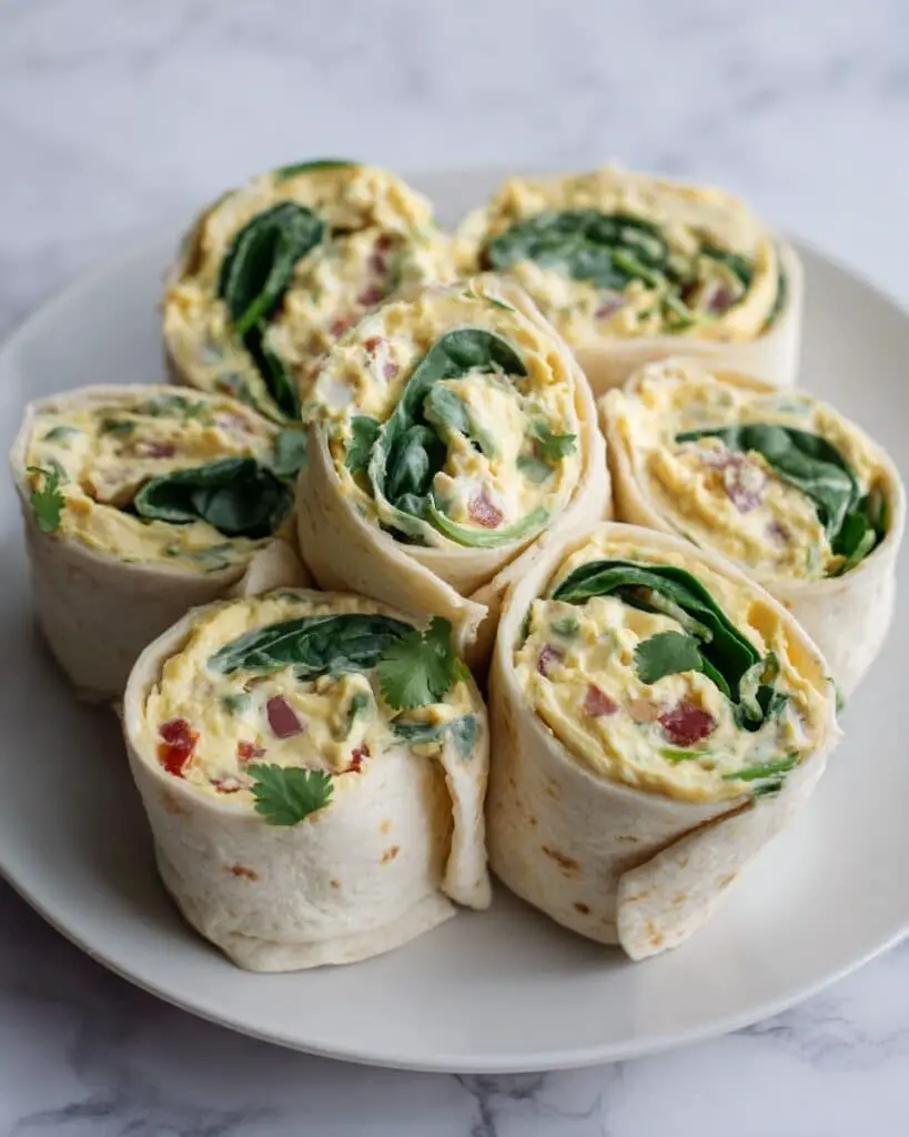 Chickpea Salad Pinwheels Recipe
