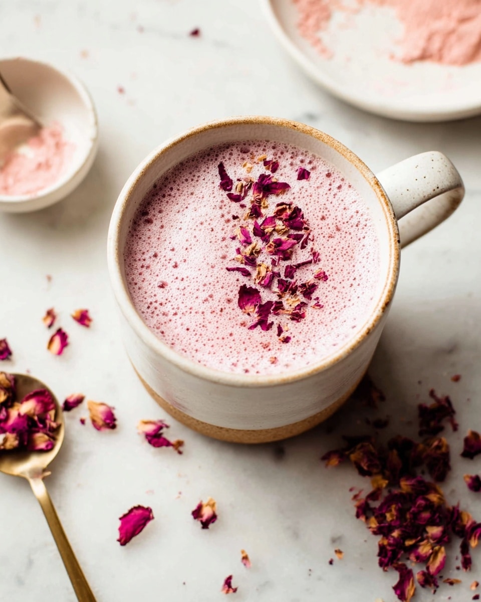 Easy Rose Latte: Quick & Fragrant Floral Coffee Drink