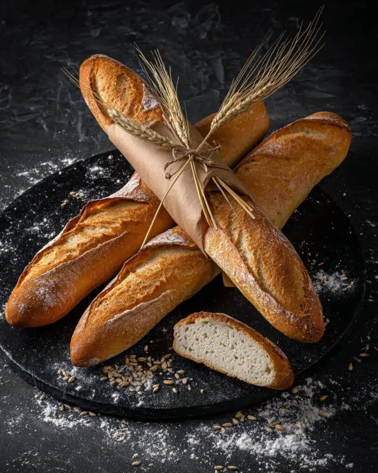 Homemade French Bread and Baguette with 100% Freshly Milled Wheat Recipe