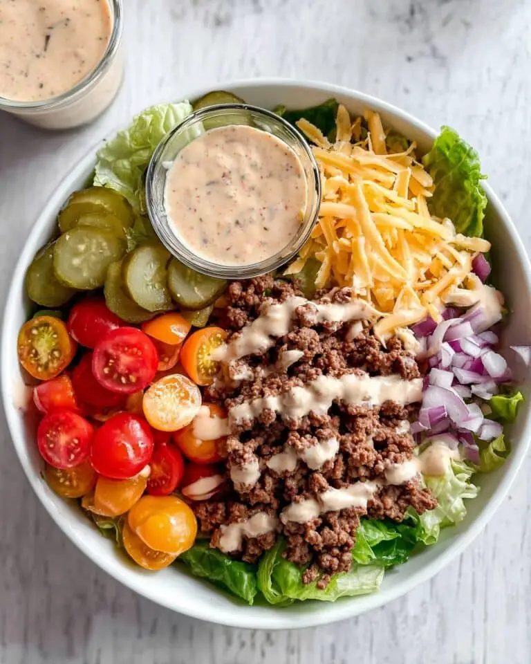 Easy Cheeseburger Bowl with Smashburger Sauce Recipe