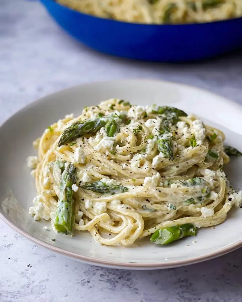 Creamy Lemon Feta Pasta Recipe